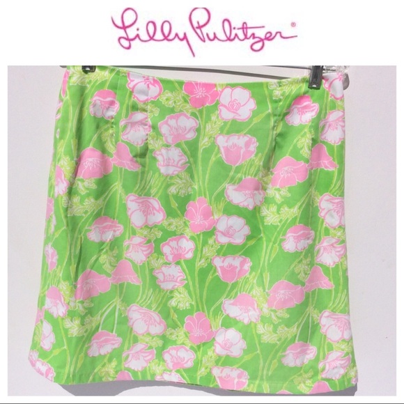 Lilly Pulitzer Dresses & Skirts - the LILLY PULITZER vintage SKIRT 6 8 rare floral